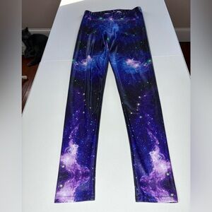 Urban Outfitters Bambam mid rise, leggings, galaxy‎ pattern, women size medium